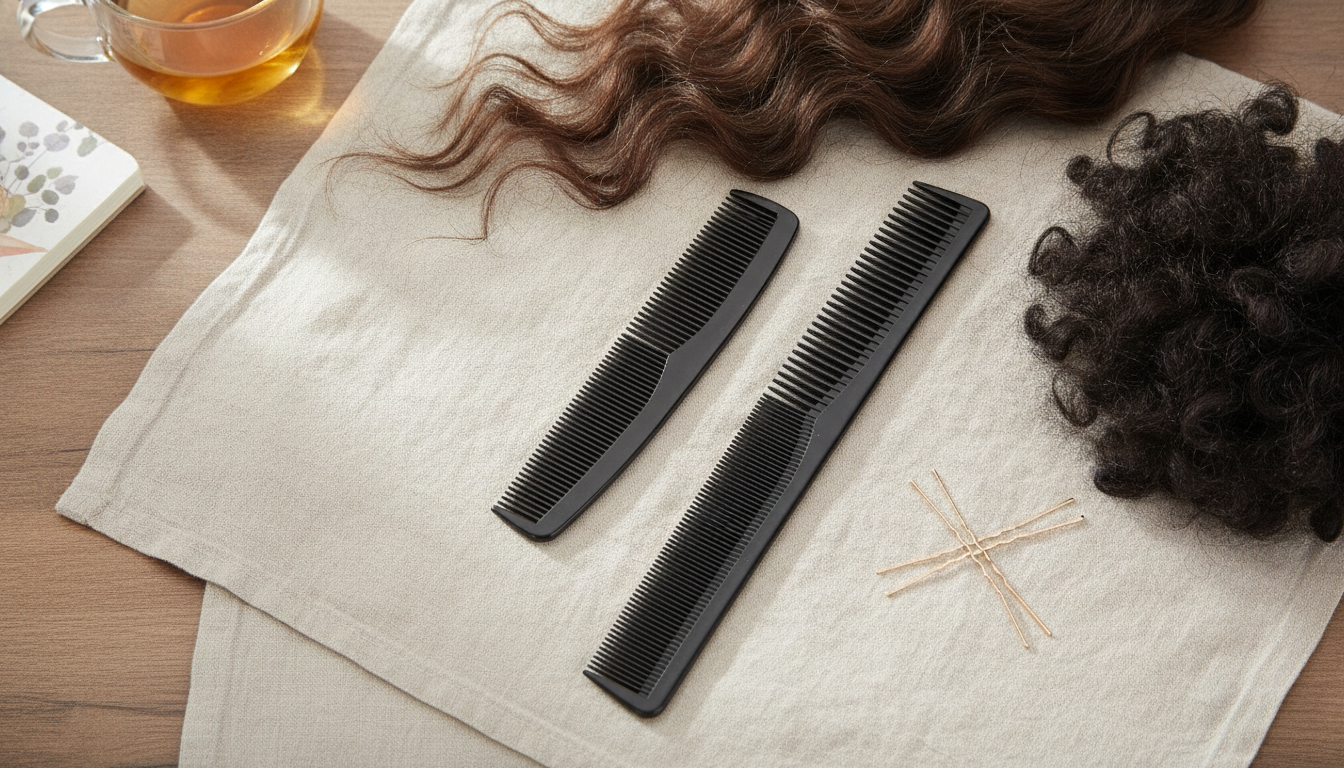 Anti-Static Pocket Comb Set for Wigs & Natural Hair