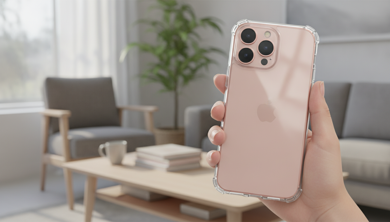 Crystal Clear Protective Case: Clear, Grippy, Drop-Ready