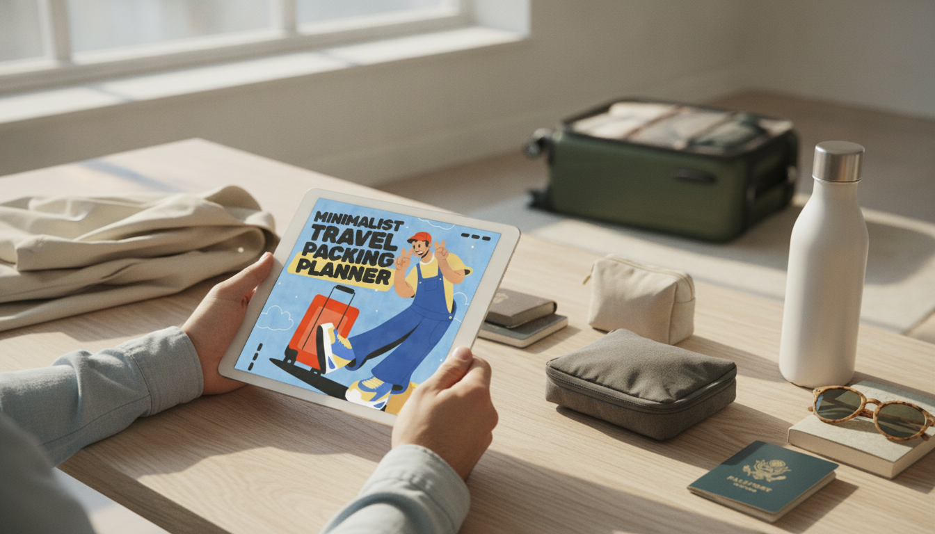 Minimalist Packing Planner: A Digital Guide to Pack Light