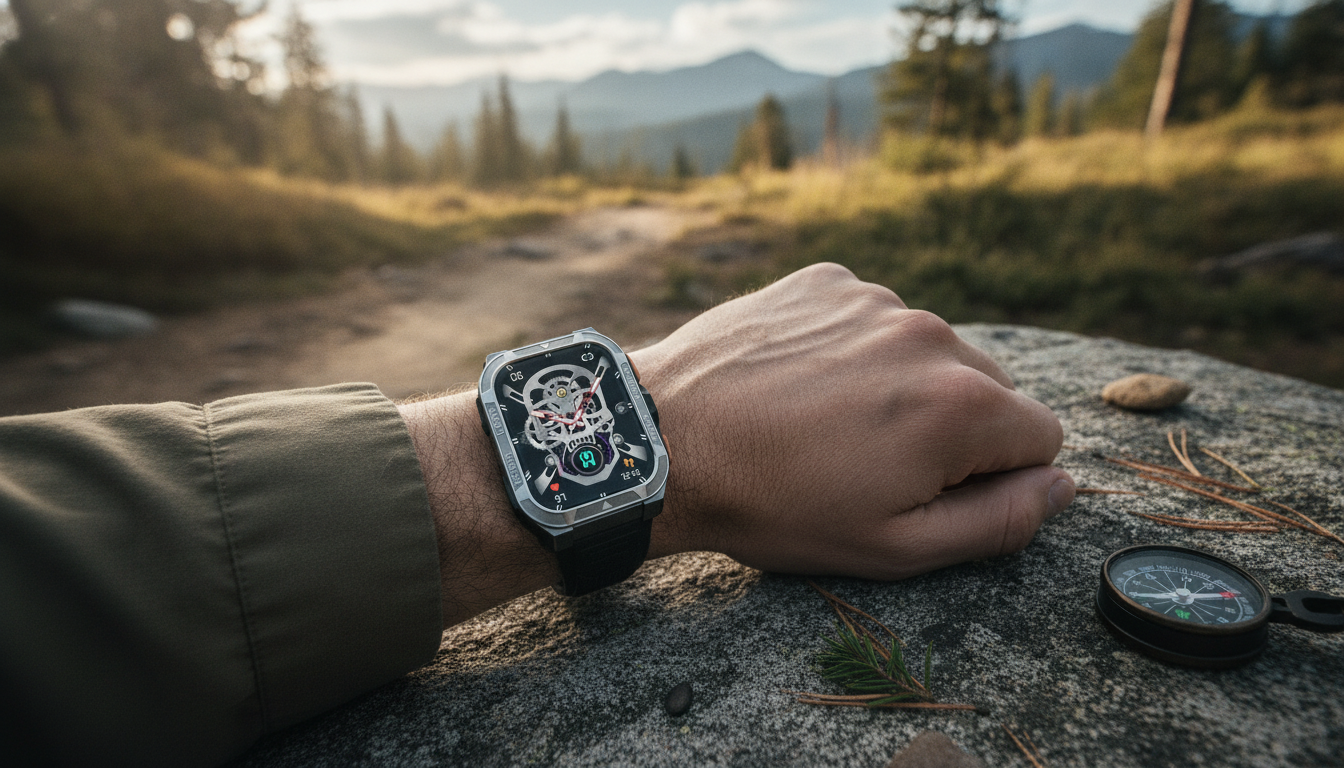 Rugged GPS Smartwatch: Extra-Long Battery for Trails