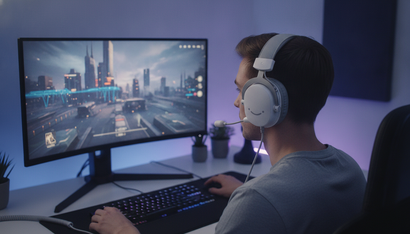 USB Wired Gaming Headset: 7.1 Surround + Detachable Mic